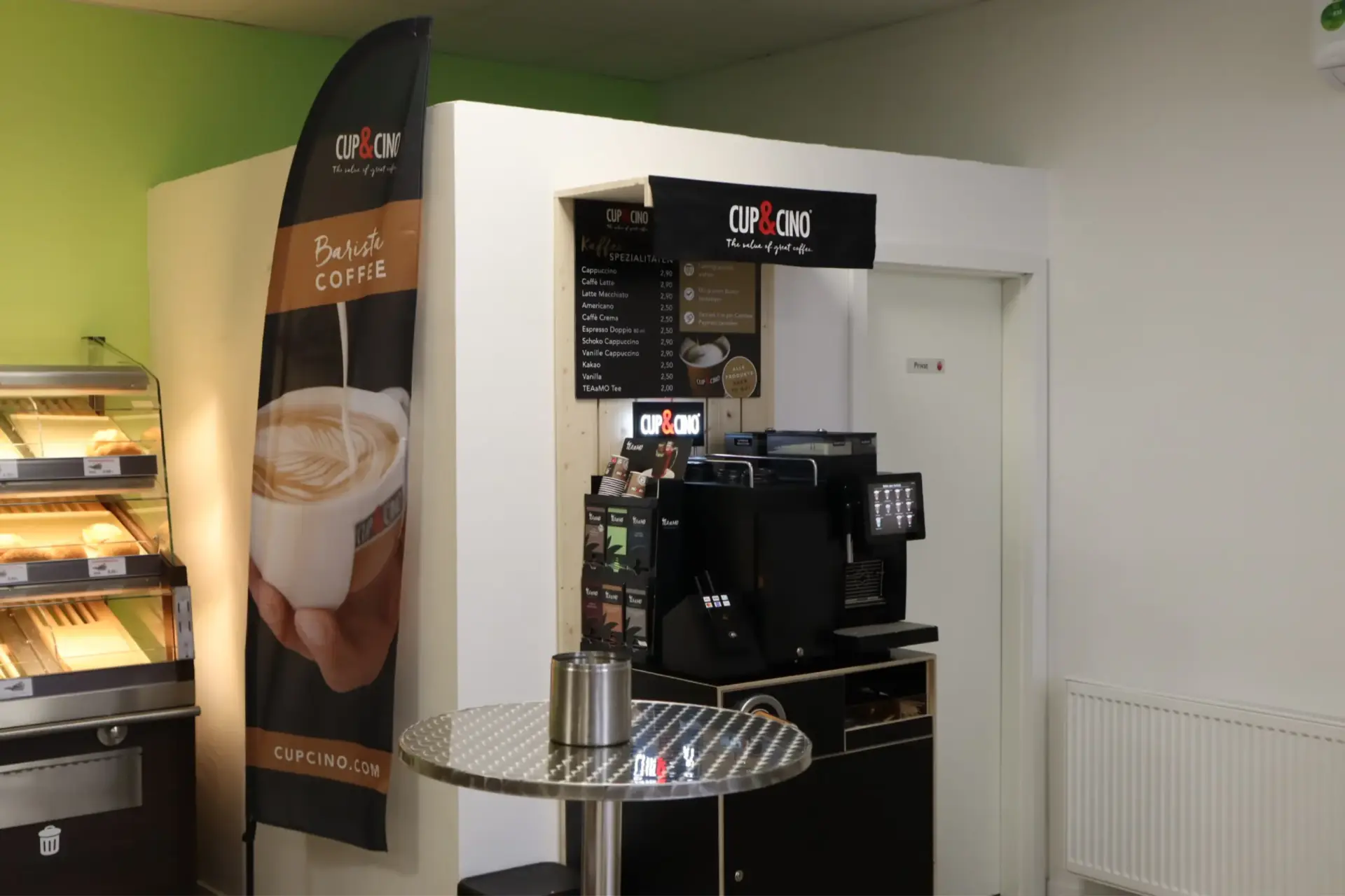Dein Landmarkt Kaffeeautomat CUP&CINO